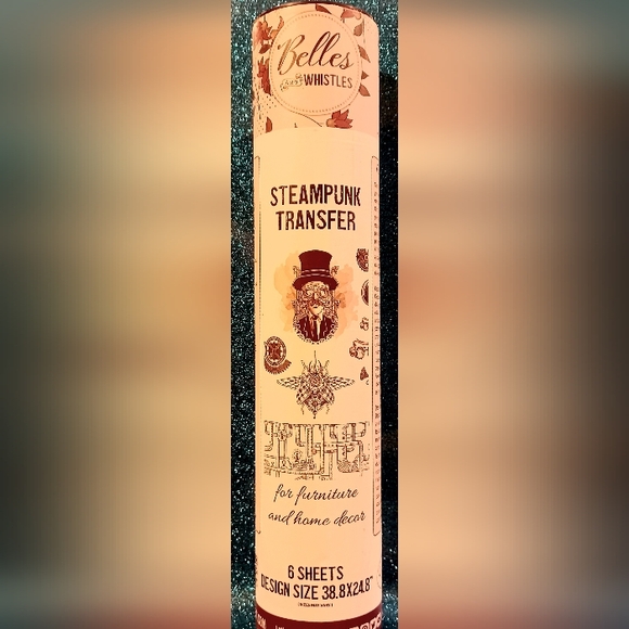 Steampunk Furniture Transfer Dixie Belle NEW - Picture 2 of 9